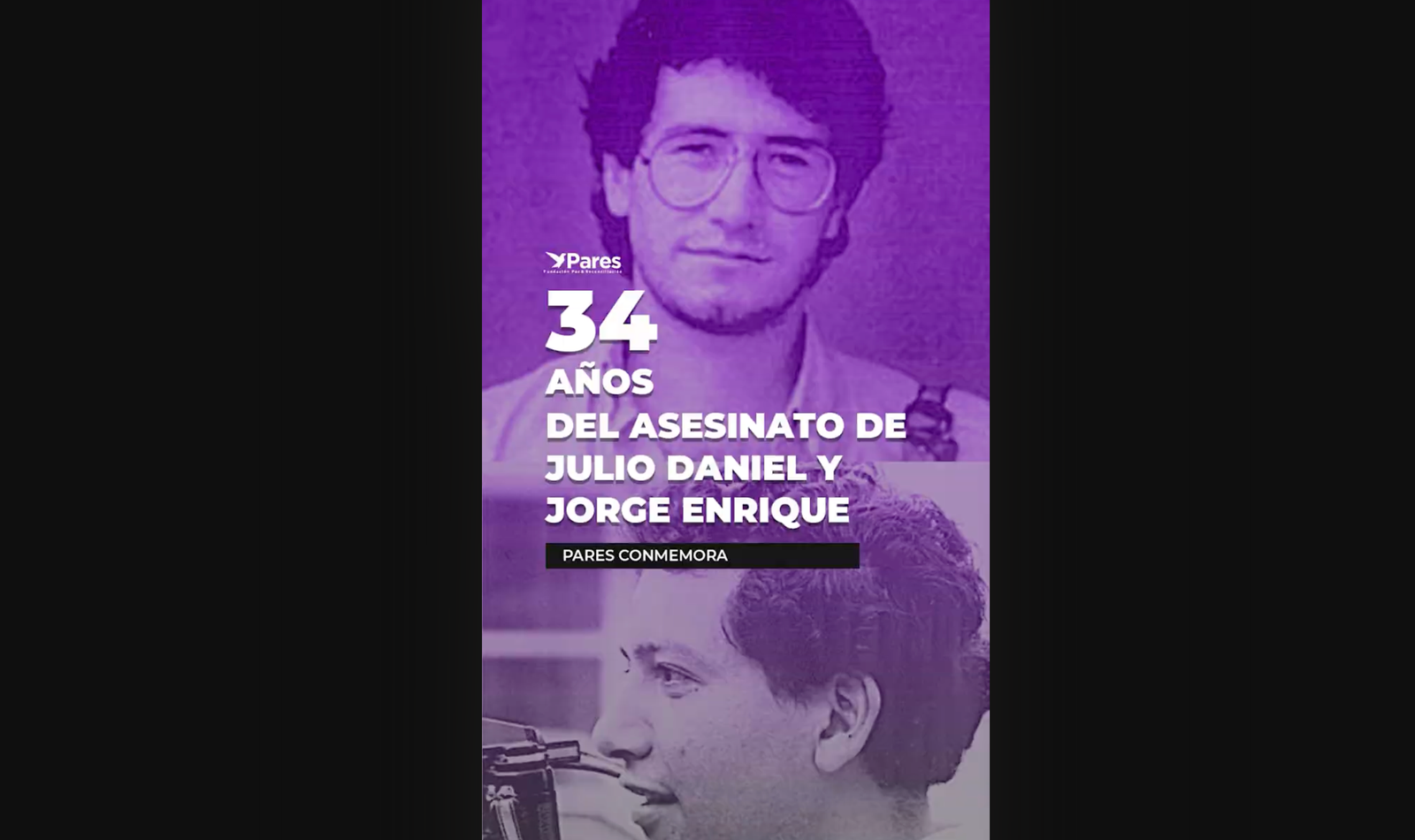 34 años del asesinato de Julio Daniel y Jorge Enrique